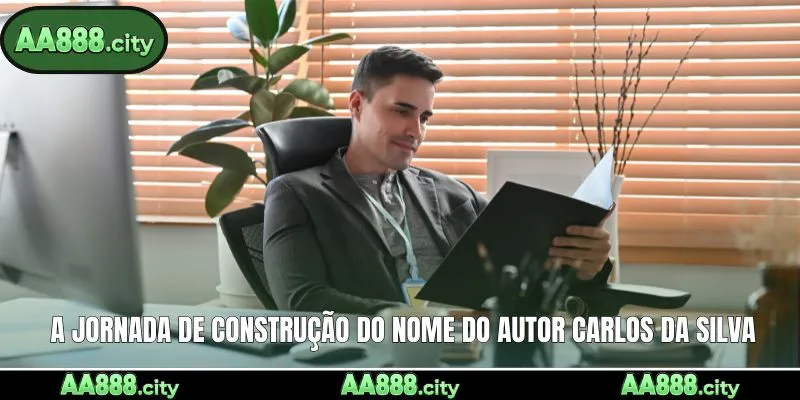 A jornada de construção do nome do autor Carlos Da Silva